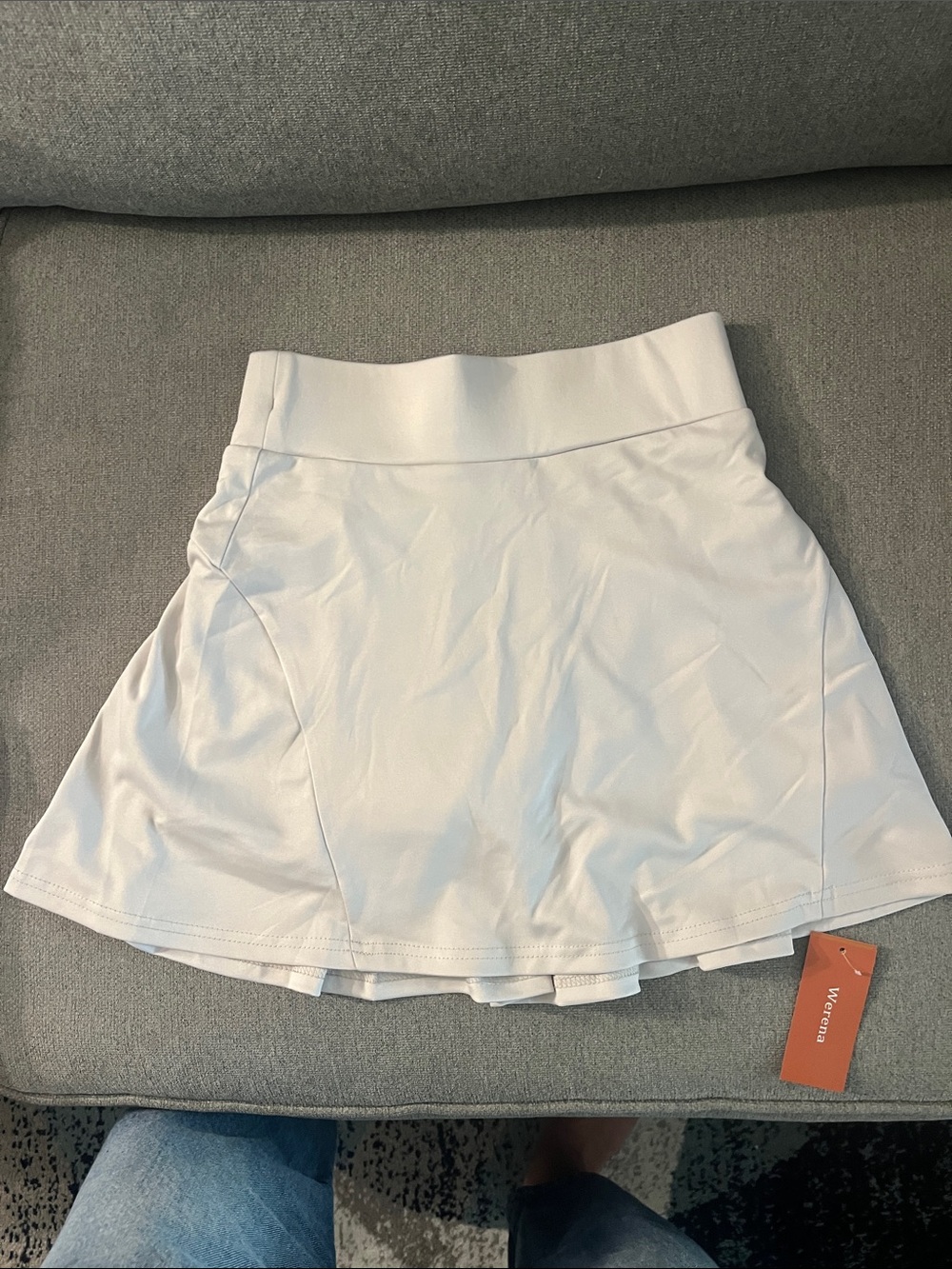Werena White Active Skort